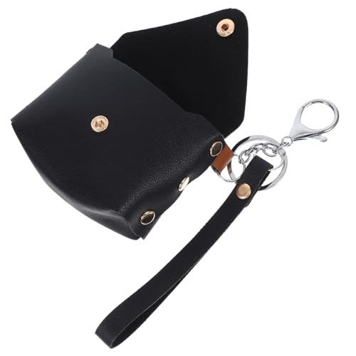 Garneck Kleine Mini Geldbörse mit Karabiner aus PU Münzfach und Schlüsselanhänger Stilvolle Tasche als Modischer Bag Charm für Damen Kompakt und Vielseitig Tragbar von Garneck