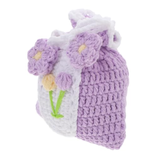 Garneck Kleiner Häkel Zugbeutel Handgefertigte Mini Geldbörse für Münzen Schlüssel und Kleine Gegenstände Praktischer Organizer für Damen und Herren Garneck Kleiner Häkel Zugbeutel Handgefertigte Mini Geldbörse für Münzen Schlüssel und Kleine Gegenstände Praktischer Organizer für Damen und Herren von Garneck