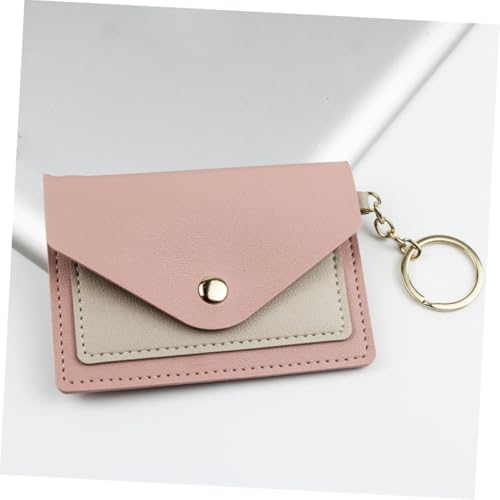 Garneck Kleines Damen Kartenetui aus hochwertigem Material mit Münzbörse und Schlüsselanhänger Kompakt Sicher durch Druckknopf Modisches Portemonnaie für Karten und Kleingeld Praktisches von Garneck