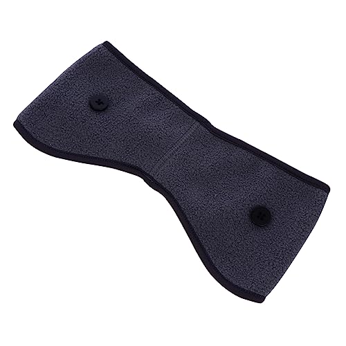 Garneck Knopf-Stirnband Laufstirnbänder für Männer Make-up-Haar-Stirnbänder Make-up-Haarband Yoga Haarbänder Stirnband für den Sport Mann Stirnband Sport Reiten Kopfbedeckung Polarfleece von Garneck