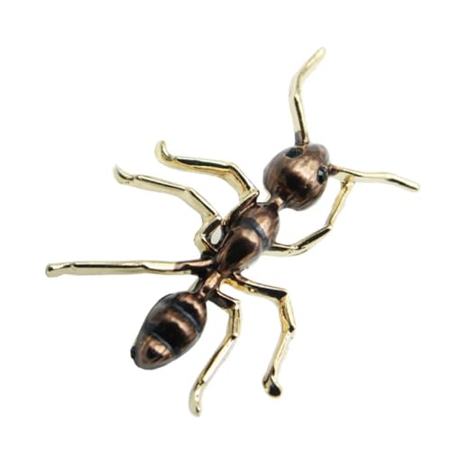 Garneck Kreative Ant Brosche Legierung für Frauen Eleganter Tier Anstecker als Modisches Accessoire für Kleidung Taschen und Hüte Schwarz von Garneck