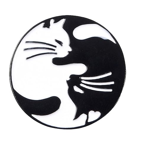 Garneck Katzenbrosche Cartoon-legierung Kleine Brosche Tierkatzenbroschen Jeans Taschen Kleidung Dekoration Lustige Kreative Galvanotechnik Glänzend Leicht von Garneck