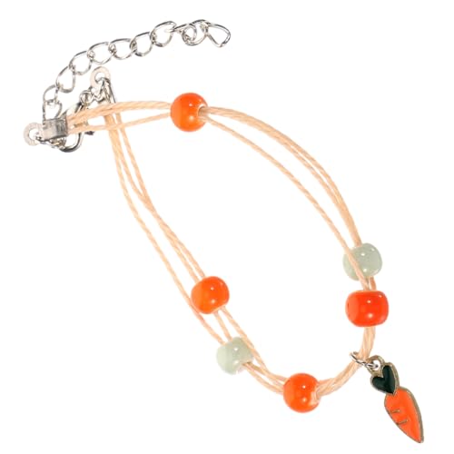 Garneck Cartoon Armband Für Mädchen Elastisches Handgelenk Schmuck Mit Glocken Kreatives Kinder Armband Süßes Für Junge Mädchen Farbenfrohe Perlenarmband von Garneck