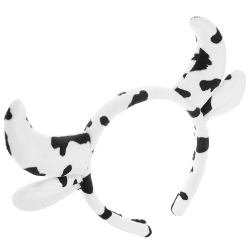 Garneck Kuhhörner Haarreif Für Erwachsene - Flauschiges Tier-Cosplay Stirnband Mit Stierhörnern Perfekt Für Fasching Karneval Oder Tier Mottopartys Einzigartiges Accessoire Für Ihre von Garneck