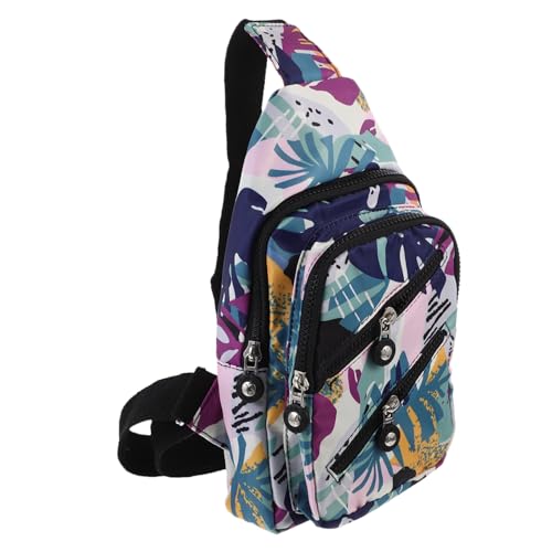 Garneck Leichte Tragbare Nylon Crossbody Tasche mit Reißverschluss Vielseitige Umhängetasche für Herren und Damen als Sling Brustbeutel für Reisen und Alltag Kompakte Aufbewahrung für Garneck Leichte Tragbare Nylon Crossbody Tasche mit Reißverschluss Vielseitige Umhängetasche für Herren und Damen als Sling Brustbeutel für Reisen und Alltag Kompakte Aufbewahrung für von Garneck