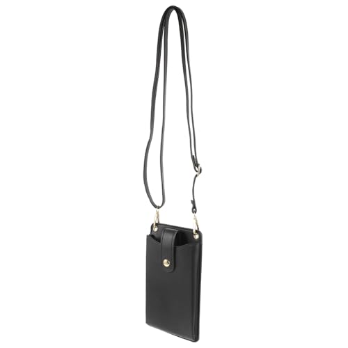 Garneck Leichte Umhängetasche Damen Kleine Crossbody Handytasche mit Großem Fassungsvermögen Modisch für Alltag und Reisen Schwarz von Garneck