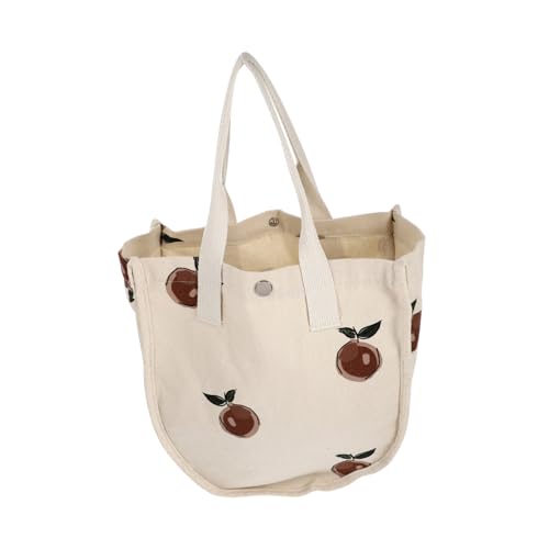 Garneck Leichte Vielseitige Damen Handtasche in Beige Tragbare Shopping Tasche mit Geräumigem Innenraum Modisch Bedruckt Langlebig und Passend für Alltag Reisen Freizeit und Schule von Garneck