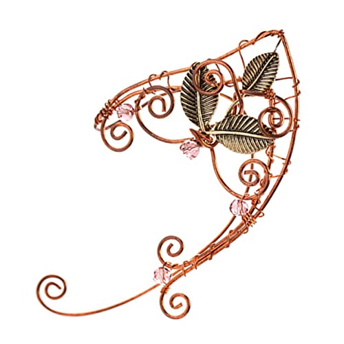 Garneck Leichter Handgefertigter Clip Ohrhaken Piercing für Damen Modischer Retro Ear Cuff Links und Sicher Eleganter Ohrschmuck für Alltag und Besondere Anlässe von Garneck