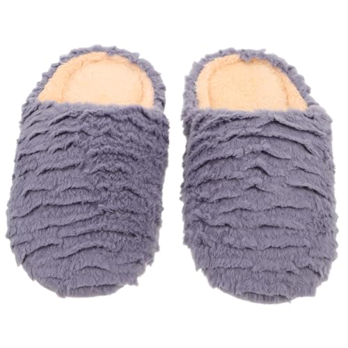 Garneck Leise Rutschfeste Hausschuhe für Damen und Herren mit Weicher Ergonomischer Sohle und Wärmendem Innenfutter für Glatte Böden und Sicheren Halt in Haus und Wohnung von Garneck