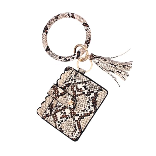 Garneck Leopard Print PU Tassel Handgelenk Schlüsselanhänger Geldbörse Damen Münzfach Kartenetui Modisch Robust Kratzfest Kaffee Gelb Garneck Leopard Print PU Tassel Handgelenk Schlüsselanhänger Geldbörse Damen Münzfach Kartenetui Modisch Robust Kratzfest Kaffee Gelb von Garneck