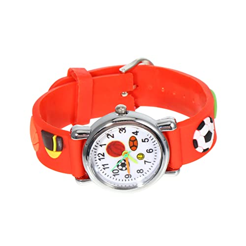 Garneck 3D Kinder Cartoon Uhr Armbanduhr für Jungen und Mädchen Quarzwerk mit Buntem Armband Transparentes Zifferblattdesign von Garneck