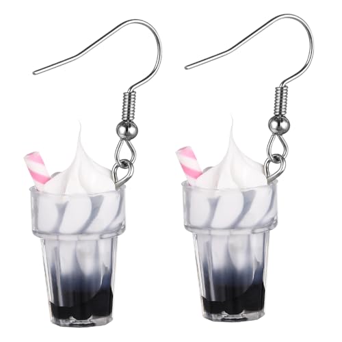 Garneck Lustige Eiscreme Ohrringe Damen Ohrhänger Leicht Kreativ Originell Modischer Ohrschmuck Für Alltag Und Party von Garneck