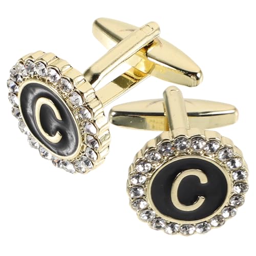 Garneck Manschettenknöpfe Herren Kleine Cuff Buttons Poliert Runde Kanten Business Suit Accessoire Für Hemd Hochzeit Party von Garneck