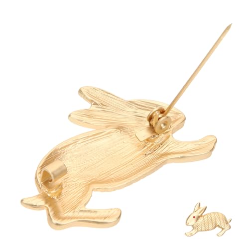 Garneck Metall Kaninchen Brosche Damen Anstecknadel aus Hochwertigem Material mit Sicherem Verschluss Modischer Hasen Schmuck für Kleidung Taschen Hüte Geschenk zu Ostern und Festen Garneck Metall Kaninchen Brosche Damen Anstecknadel aus Hochwertigem Material mit Sicherem Verschluss Modischer Hasen Schmuck für Kleidung Taschen Hüte Geschenk zu Ostern und Festen von Garneck