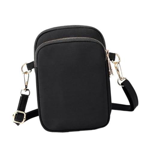 Garneck Mini Nylon Umhängetasche Damen Crossbody Schultertasche Kleine Handytasche Münzfach Leicht für Shopping Reise Dating Alltag von Garneck