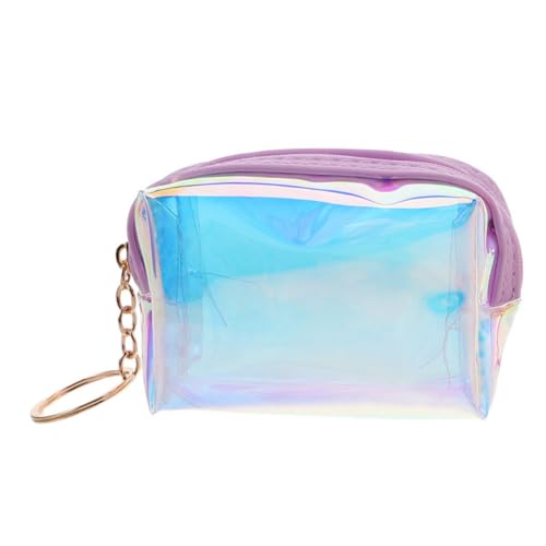 Garneck Mini Transparent Münzfach Geldbörse Damen Holografisches Irisierendes Schlüsselanhänger Portemonnaie Kompakte Robuste Mädchenbörse für Studenten Stylische Tragbare Kosmetiktasche Garneck Mini Transparent Münzfach Geldbörse Damen Holografisches Irisierendes Schlüsselanhänger Portemonnaie Kompakte Robuste Mädchenbörse für Studenten Stylische Tragbare Kosmetiktasche von Garneck