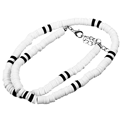 Garneck Halskette für Männer Weichem Ton Hip Hop Schlüsselbeinkette Einstellbare Herren Halskette Lässiger Schmuck für Partys Vielseitiges Accessoire von Garneck