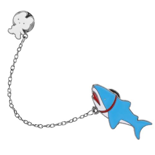 Garneck Modische Brosche mit Kettendesign aus Langlebiger Legierung Cartoon anstecknadel für Damenkleidung Taschen Schals und Vielseitige Outfit dekoration Rostfrei und Farbbeständig von Garneck