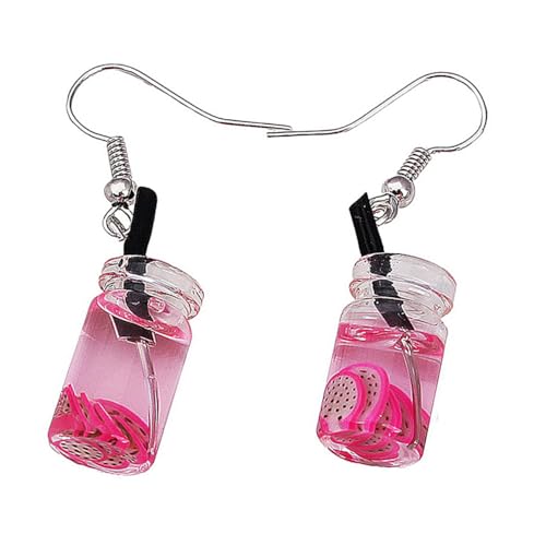 Garneck Modische Ohrhänger Damen Kreative Frucht ohrringe Dragon Fruit Design Leicht und Langlebig Für Alltag Party und von Garneck