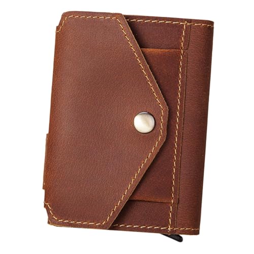 Garneck Multifunktionale Herren Geldbörse Echtem mit RFID Schutz Vintage Kreditkartenhalter und Münzfach für Alltag und Besondere Anlässe von Garneck
