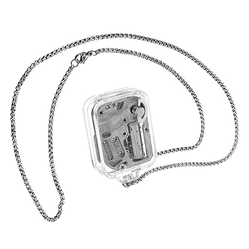 Garneck Musikbox Halskette Mini Musik Box Anhänger mit Musikinstrument Design für Freunde und kein Batteriebetrieb Langlebig und Praktisch von Garneck