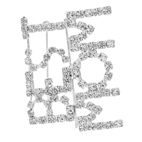 Garneck Muttertags Brosche für Frauen Strass Buchstaben Brosche Schmuckstück für zu Weihnachten Geburtstag und von Garneck