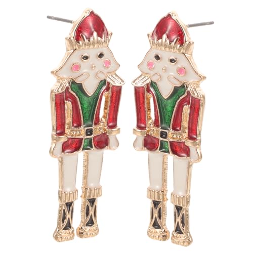 Garneck Nutcracker Ohrringe Damen Kreative Ohrstecker Leicht und Vielseitig Tragbar Modischer Ohrschmuck für Frauen und Mädchen von Garneck