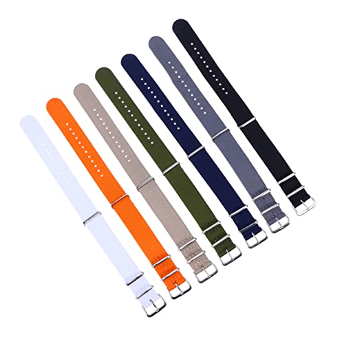 Garneck Nylon-uhrenarmband Gewebtes Armband Breit Strapazierfähig Atmungsaktiv Hautverträglich Kratzfest Installieren Sichere Verbindung von Garneck