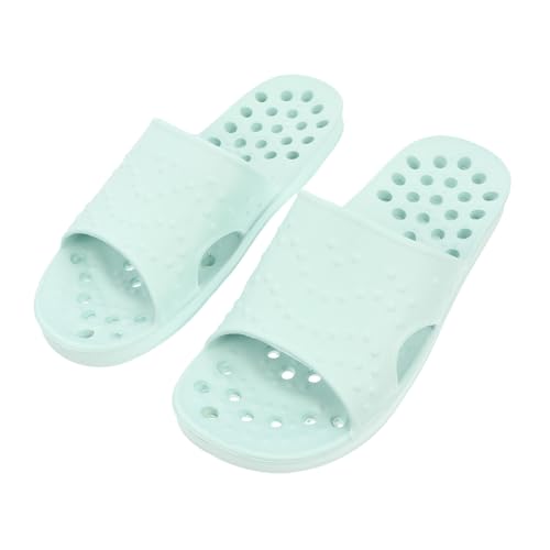 Garneck Offene Zehen Hausschuhe mit Drainagefunktion Rutschfeste Langlebige Badeslipper für Zuhause Atmungsaktiv Leichte Sandalen für Damen und Herren von Garneck
