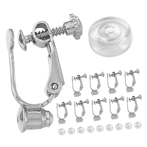 Garneck Ohrclip Teilig U Förmige Schmerzfreie Legierte Ohrclip Converter Leichte Langlebige DIY Schmuckzubehör Konvertiert Piercing Ohrringe zu Clip Einfache Anwendung für Damen von Garneck