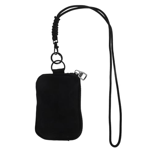 Garneck Outdoor Sport Geldbörse mit Reißverschluss Vielseitige Münzaufbewahrungstasche mit Lanyard Wasserfeste Mehrzwecktasche für Schlüssel Karten Kopfhörer für Reisen Wandern Alltag von Garneck