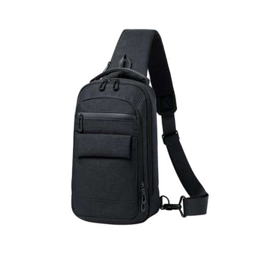 Garneck Oxford Cloth Herren Schultertasche Verstellbar Sportliche Umhängetasche mit Mehrlagiger Aufbewahrung Für Reisen Camping Freizeit von Garneck