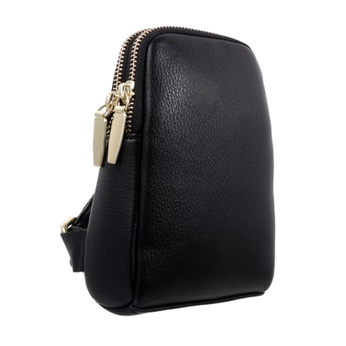 Garneck PU Damen Brusttasche Modisch Tragbar Einstellbar Damen Bauchtasche Vielseitig Alltag Shopping Reisen Sport von Garneck