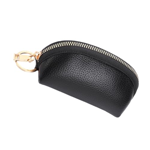 Garneck PU Schlüsseltasche Herren Damen Multifunktionaler Organizer Auto Schlüsselhalter Großes Fassungsvermögen Weiches Material Kompakte Schlüsselmappe in Schwarz Stilvoll und Praktisch von Garneck