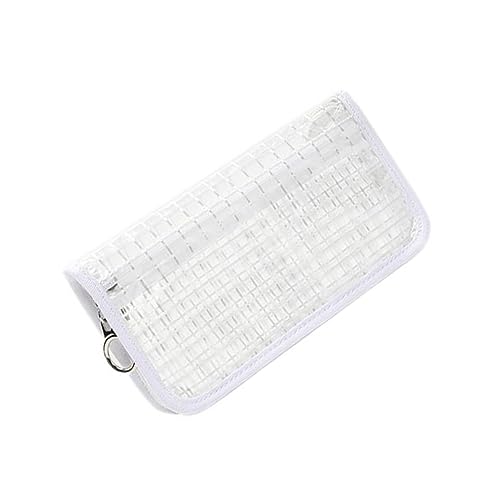 Garneck PVC Handytasche mit Reißverschluss Transparente Umhängetasche für Damen Leichte Kleine Geldbörse für Smartphone Münzen Schlüssel Vielseitig für Alltag und Reisen Zufällige Farbe von Garneck