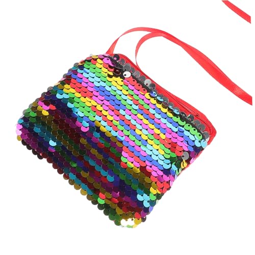 Garneck Pailletten-geldbörse Aus Kleine Umhängetasche Mit Kartenfach Und Münztasche Leicht Und Tragbar Für Damen Und Mädchen von Garneck