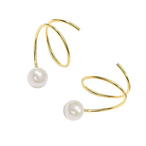 Garneck Perlen Ohrstecker für Frauen Eleganter Ohrschmuck mit Langlebiger Korrosionsbeständigkeit Perlenohrringe und Robust für Damen von Garneck