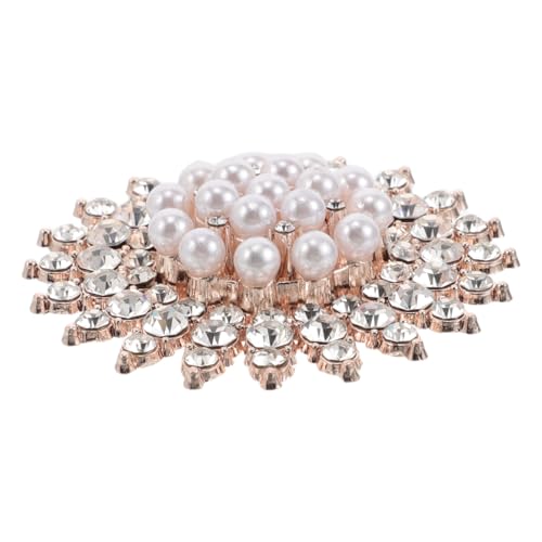 Garneck Perlenbrosche für Damen Eleganter Schal Clip Vielseitige Brustnadel für Pullover und Schals Modisches Accessoire für Herbst und Winter von Garneck