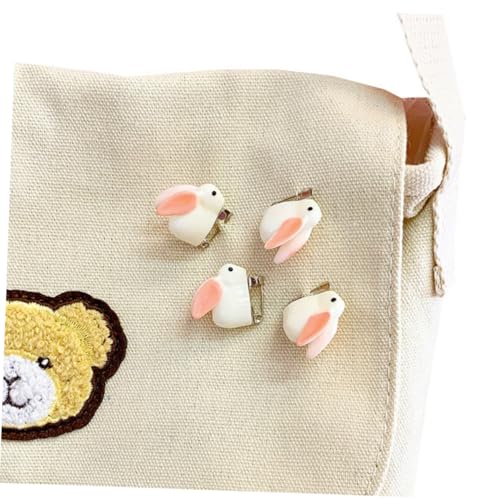 Garneck Personalisierte Mini Hasenbrosche Leichte Kreative Anstecknadel für Damen und Mädchen Modisches Accessoire für Kleidung Tasche Pullover für Weihnachten und Geburtstagsfeiern von Garneck