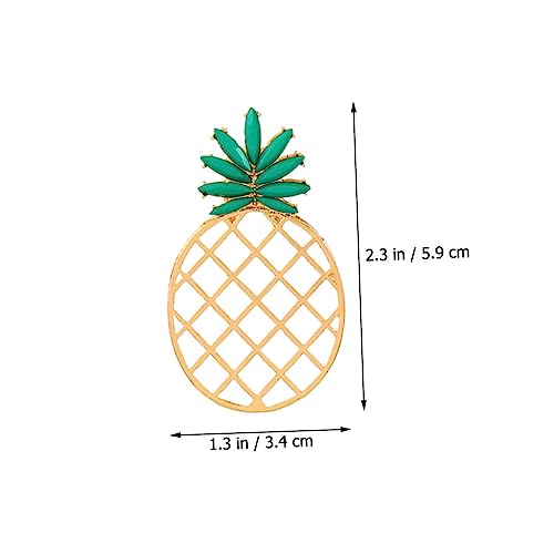 Garneck Pineapple Ohrringe Damen Leichtes Legierung Material Lustige Frucht Ohrstecker Süßer Schmuck Für Geburtstag Hochzeit Alltag von Garneck
