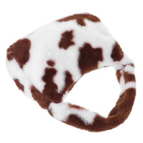 Garneck Plüsch Damen Schultertasche mit Kuhmuster Niedliche Umhängetasche mit Kette Weiche Handtasche für Alltag Shopping und Kleine Accessoires Angenehmes Material Modisches Design von Garneck