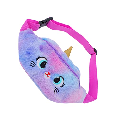 Garneck Plüsch Hüfttasche Bauchtasche Verstellbar Robust Einhorn Schultertasche Für Alltag Reisen Shopping von Garneck
