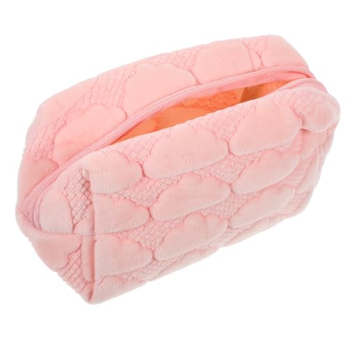 Garneck Plüsch Kosmetiktasche Tragbar Große Kapazität Makeup Organizer Tasche für Damen Reise Waschbeutel Rosa Kawaii Schminktasche Niedlich Garneck Plüsch Kosmetiktasche Tragbar Große Kapazität Makeup Organizer Tasche für Damen Reise Waschbeutel Rosa Kawaii Schminktasche Niedlich von Garneck