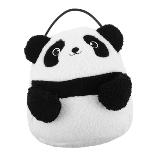 Garneck Plüsch Panda Schultertasche Damen Großes Fassungsvermögen Niedliches Tiermotiv Vielseitige Tragemöglichkeiten Alltag Outdoor Shopping Tasche von Garneck