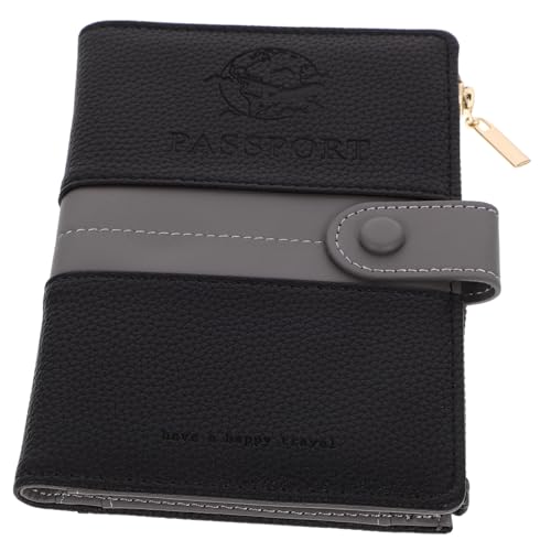 Garneck Reisepasshülle aus Hochwertigem Material RFID Sicherer Leichter Passport Holder für Herren und Damen Tragbare Dokumententasche zum Schutz von Reisepass und Kreditkarten Reißfest von Garneck