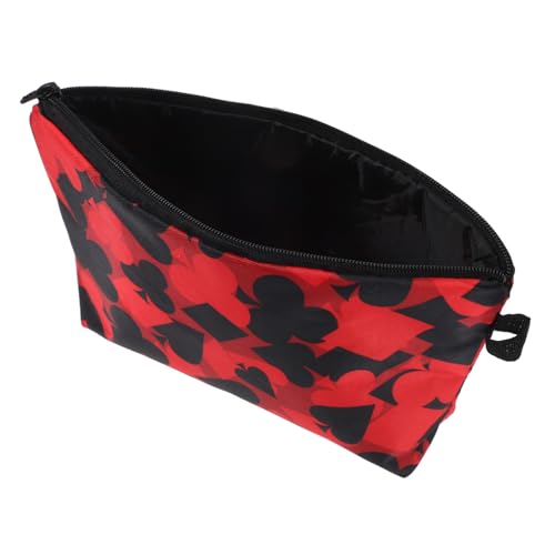 Garneck Reißverschlossene Kosmetiktasche mit Spielkartenmuster Wasserabweisender Make Up Organizer Praktische Reise Kosmetikpouch für Damen Kompakt Tragbar für Unterwegs und Büro Garneck Reißverschlossene Kosmetiktasche mit Spielkartenmuster Wasserabweisender Make Up Organizer Praktische Reise Kosmetikpouch für Damen Kompakt Tragbar für Unterwegs und Büro von Garneck