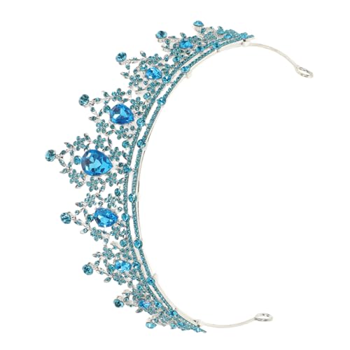 Garneck Rhinestone Braut Haarschmuck Barock Krone Retro Gothic Tiara für Damen Vielseitige Hochzeit Kopfbedeckung Prinzessin Accessoire mit Funkelnden Kristallen für Brautfest Cosplay von Garneck