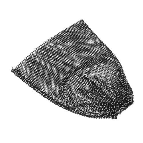 Garneck Rhinestone Kopftuch mit Elastischem Mesh Design Mesh Stirnband für Nachtclubs Festivals und Partys Atmungsaktives und Leichtes Haaraccessoire für Frauen Schwarz mit von Garneck