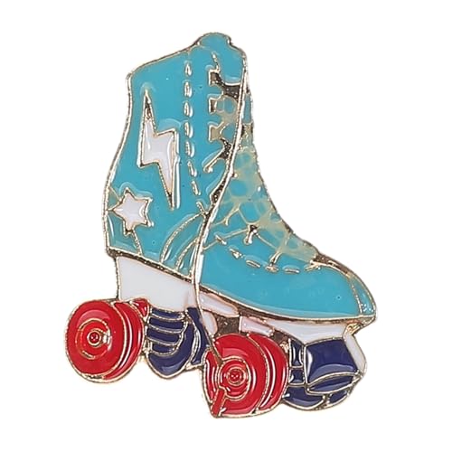 Garneck Roller Skates Brosche für Frauen Anstecknadel mit Modernem Emaille Finish Einzigartiges Design als Schal oder Cardigan Clip für Outfits Garneck Roller Skates Brosche für Frauen Anstecknadel mit Modernem Emaille Finish Einzigartiges Design als Schal oder Cardigan Clip für Outfits von Garneck