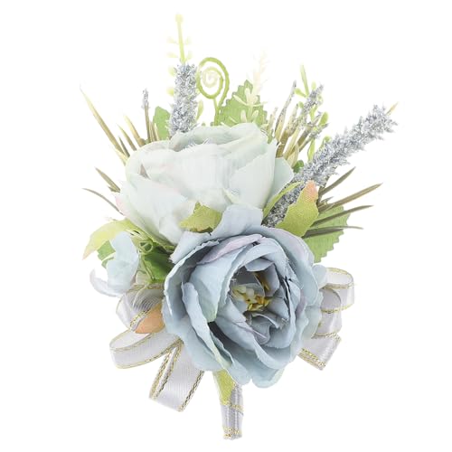 Garneck Romantische Künstliche Rosen Boutonniere Blau Hochzeits und Brautjungfern Ansteckblume Stilvolle Hochzeitsdekoration für Bräutigam und Trauzeugen Fotogeeignet Garneck Romantische Künstliche Rosen Boutonniere Blau Hochzeits und Brautjungfern Ansteckblume Stilvolle Hochzeitsdekoration für Bräutigam und Trauzeugen Fotogeeignet von Garneck